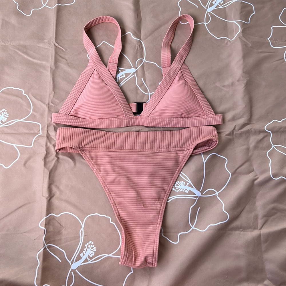 PINK BLACKBOUGH BIKINI SET